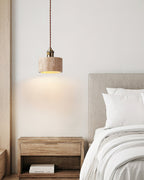 Laveniel Travertine Pendant Light-Moonnatur