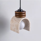 Cardelaria Travertine Pendant Light-Moonnatur