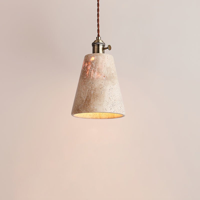 Laveniel Travertine Pendant Light-Moonnatur