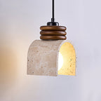 Cardelaria Travertine Pendant Light-Moonnatur