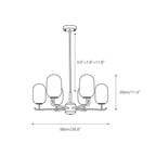 Mardenash Glass Chandelier-Moonnatur