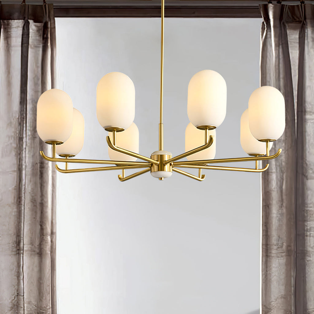 Mardenash Glass Chandelier-Moonnatur