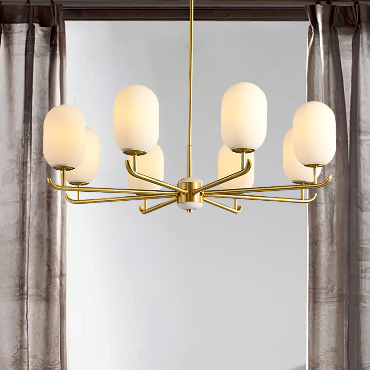 Mardenash Glass Chandelier-Moonnatur