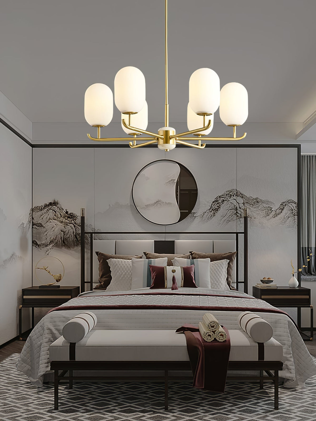 Mardenash Glass Chandelier-Moonnatur