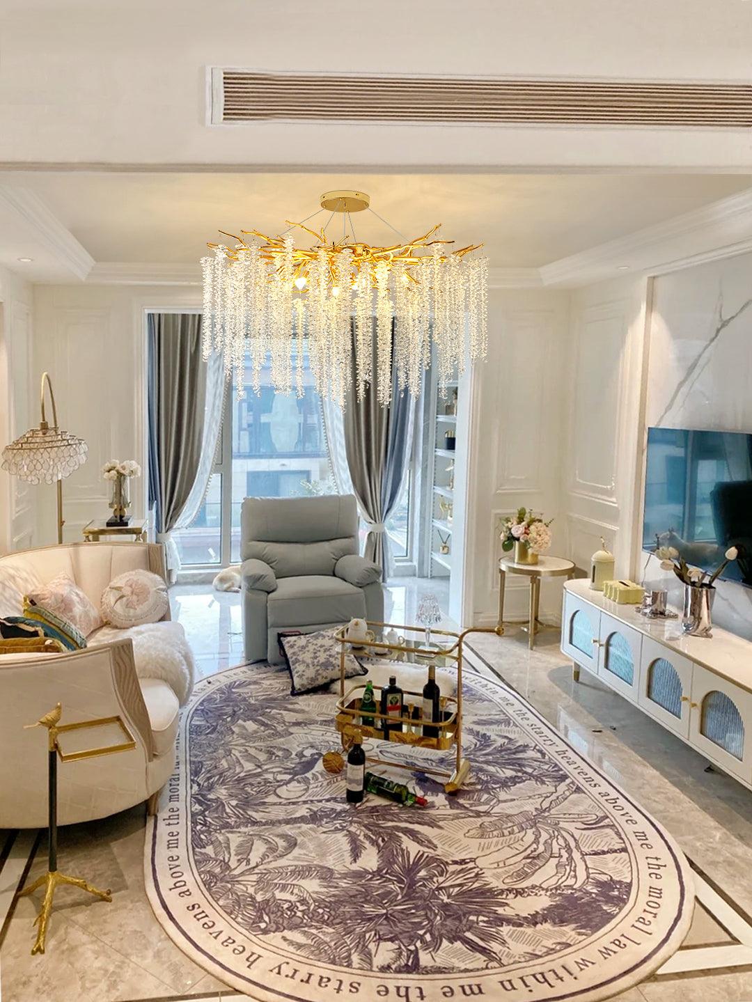 Vardenara Crystal Chandelier-Moonnatur