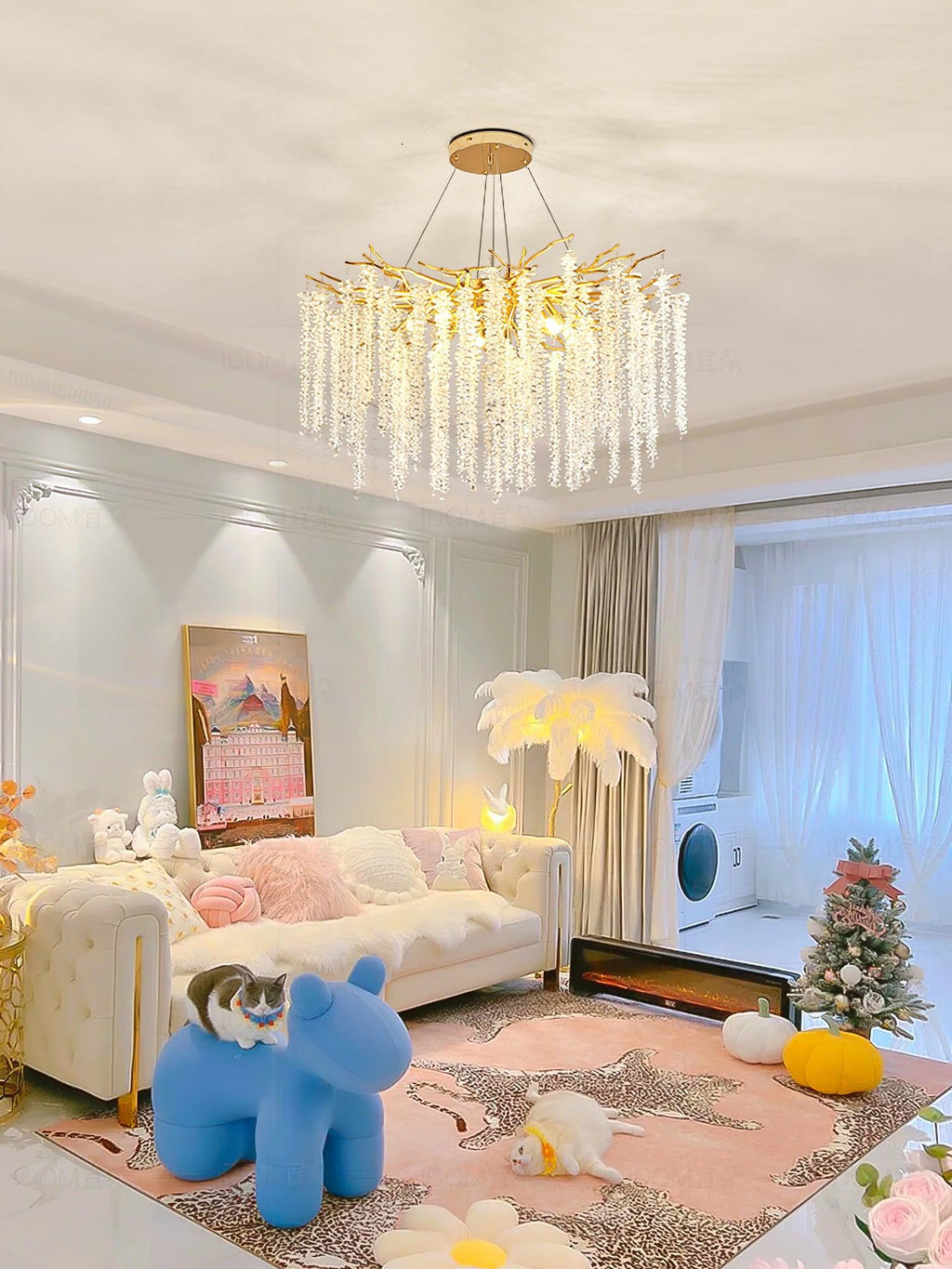 Vardenara Crystal Chandelier-Moonnatur