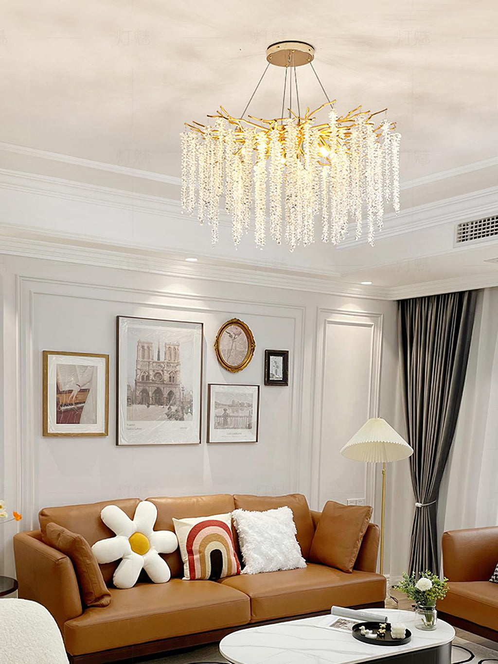 Vardenara Crystal Chandelier-Moonnatur