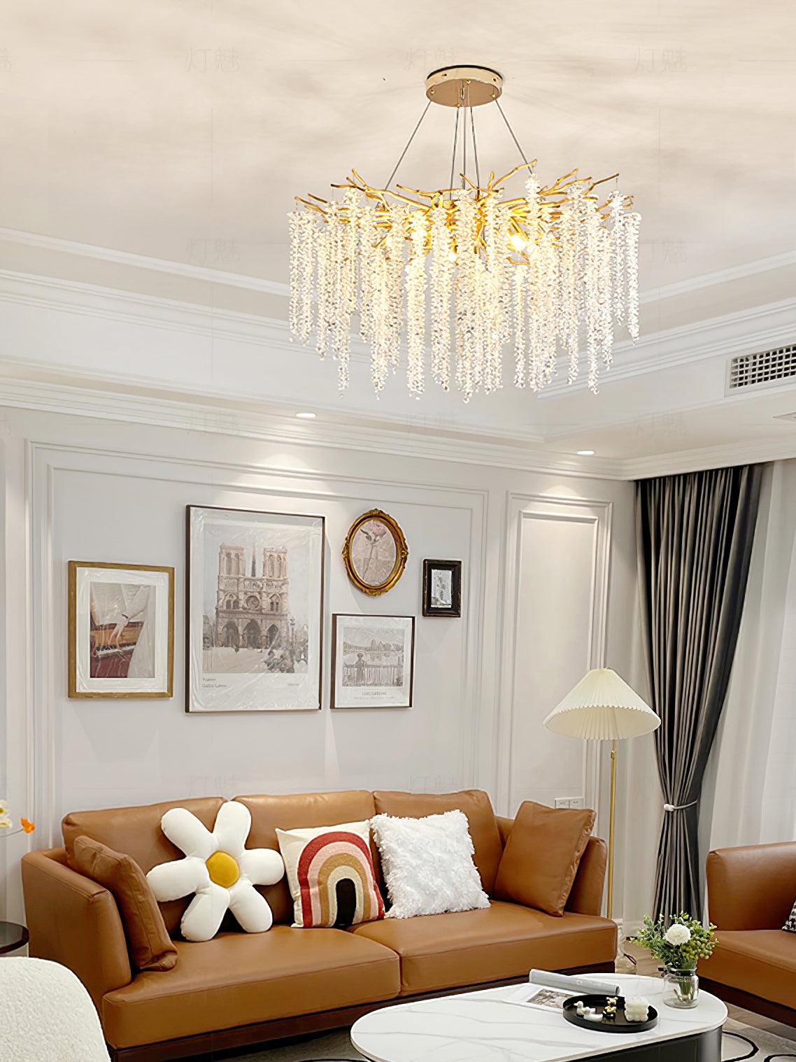 Vardenara Crystal Chandelier-Moonnatur