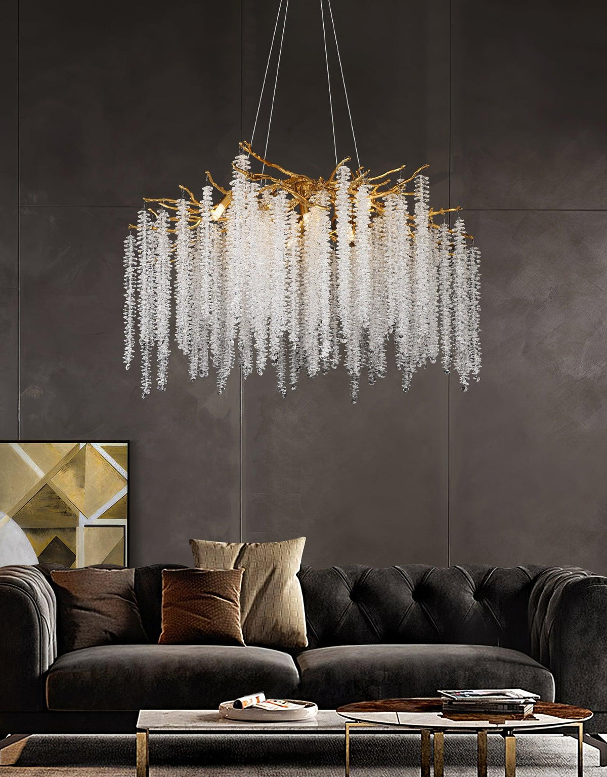 Vardenara Crystal Chandelier-Moonnatur