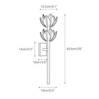 Lathengrove Brass Wall Light-Moonnatur