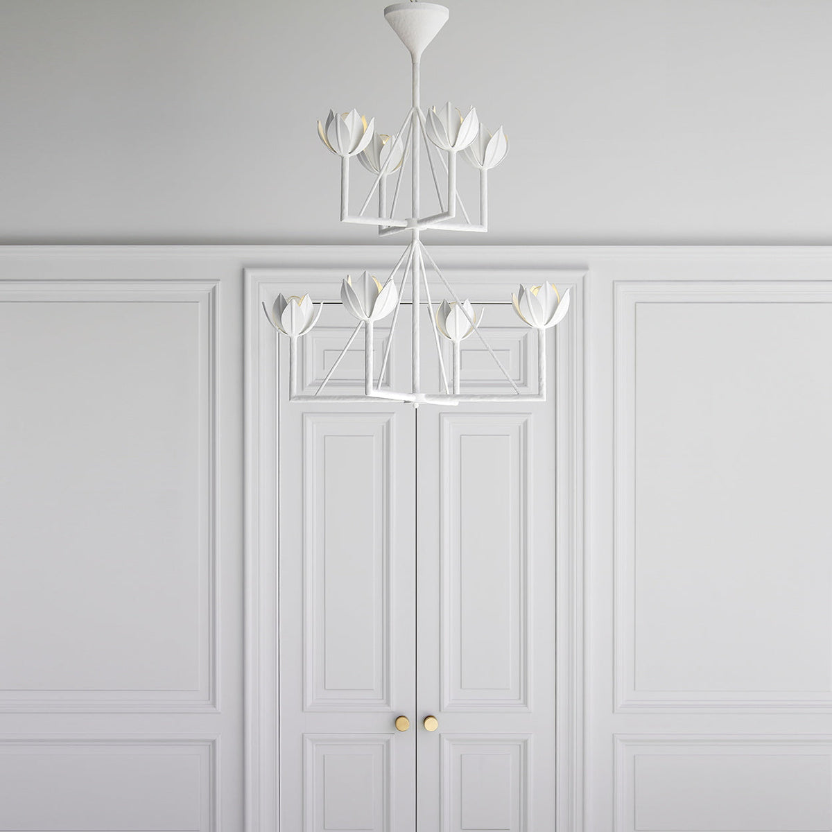Lindellark Brass Chandelier-Moonnatur