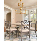 Lindellark Brass Chandelier-Moonnatur