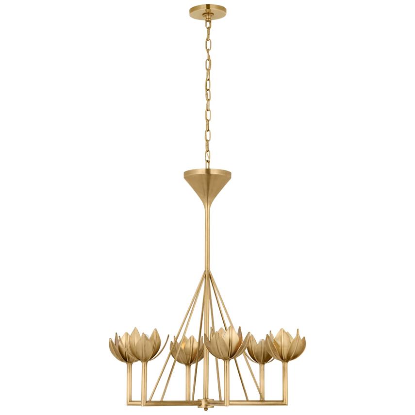 Lindellark Brass Chandelier-Moonnatur