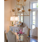 Lindellark Brass Chandelier-Moonnatur