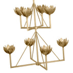 Lindellark Brass Chandelier-Moonnatur