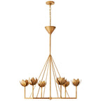 Lindellark Brass Chandelier-Moonnatur