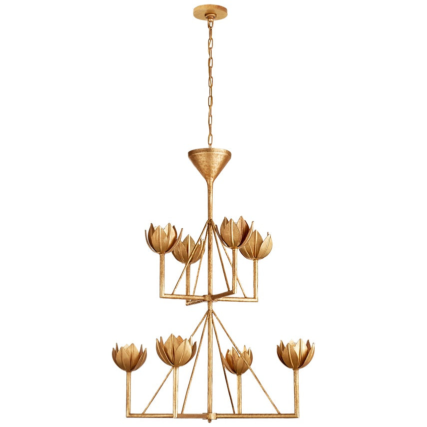 Lindellark Brass Chandelier-Moonnatur