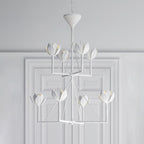 Ylenia Brass Chandelier-Moonnatur