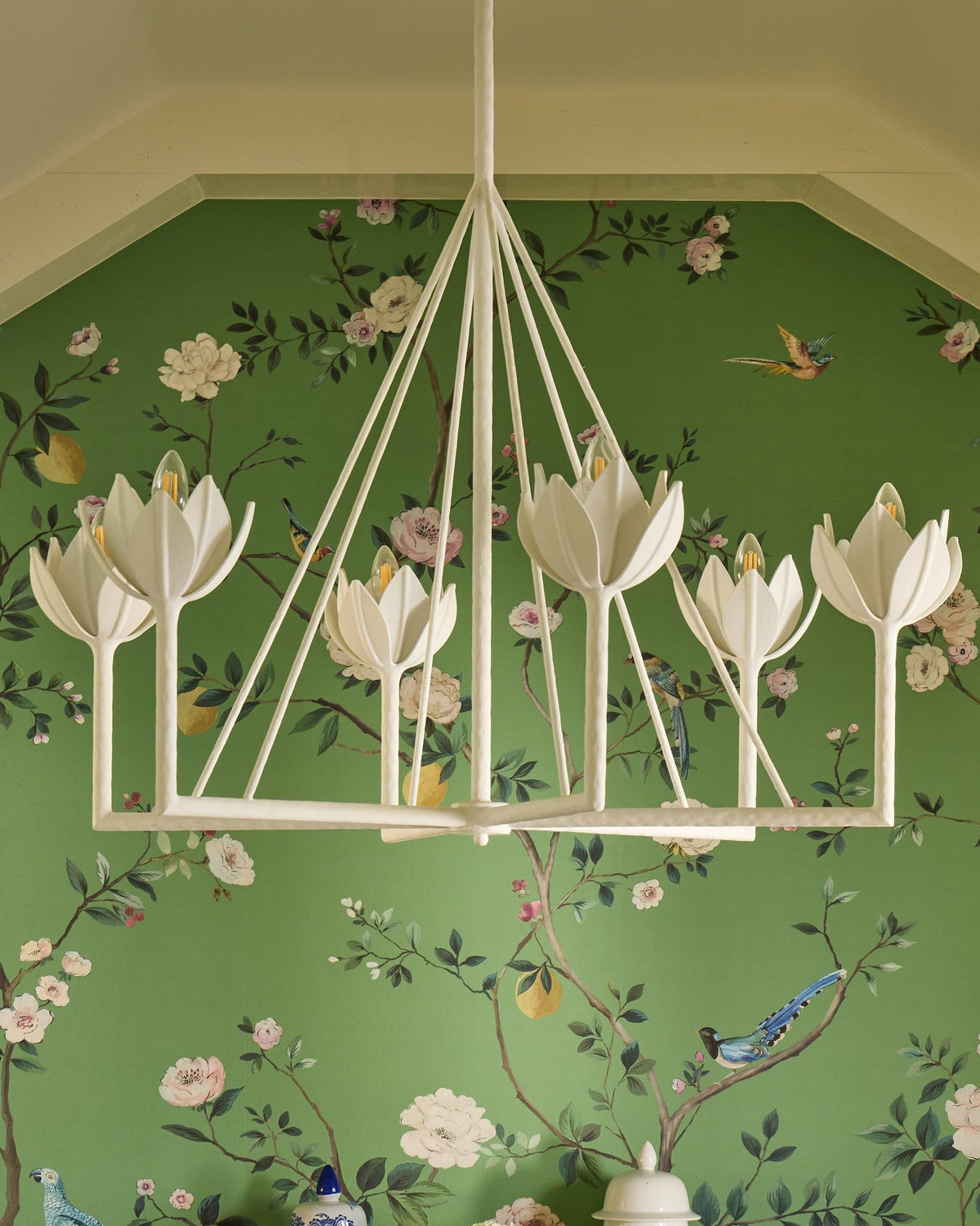 Ylenia Brass Chandelier-Moonnatur