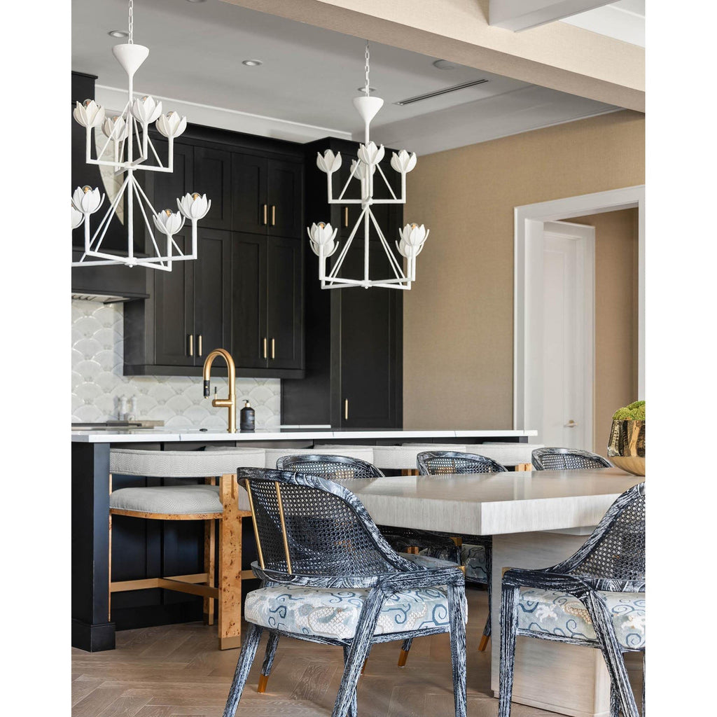 Ylenia Brass Chandelier-Moonnatur