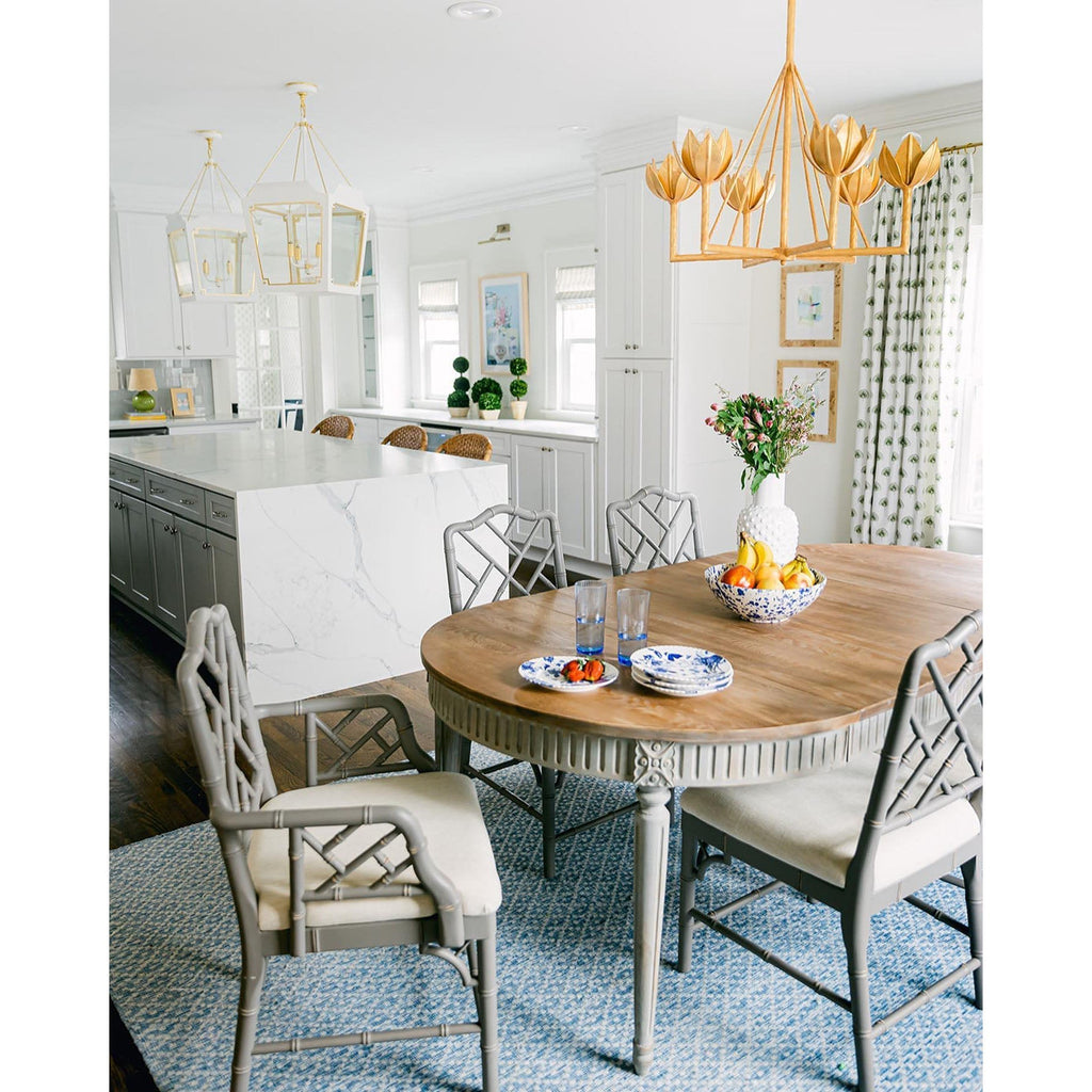 Ylenia Brass Chandelier-Moonnatur