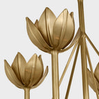 Ylenia Brass Chandelier-Moonnatur