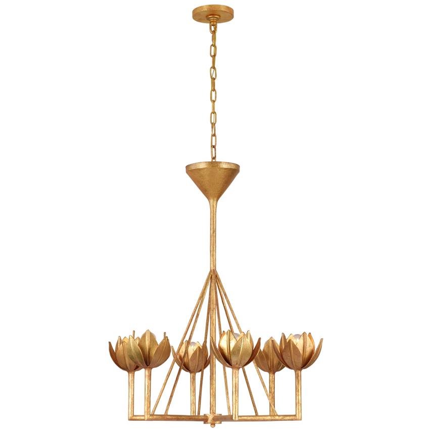 Ylenia Brass Chandelier-Moonnatur