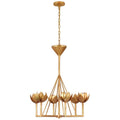 Ylenia Brass Chandelier-Moonnatur