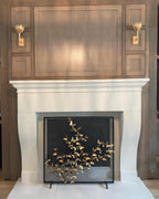 Lathengrove Brass Wall Light-Moonnatur