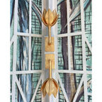 Lathengrove Brass Wall Light-Moonnatur