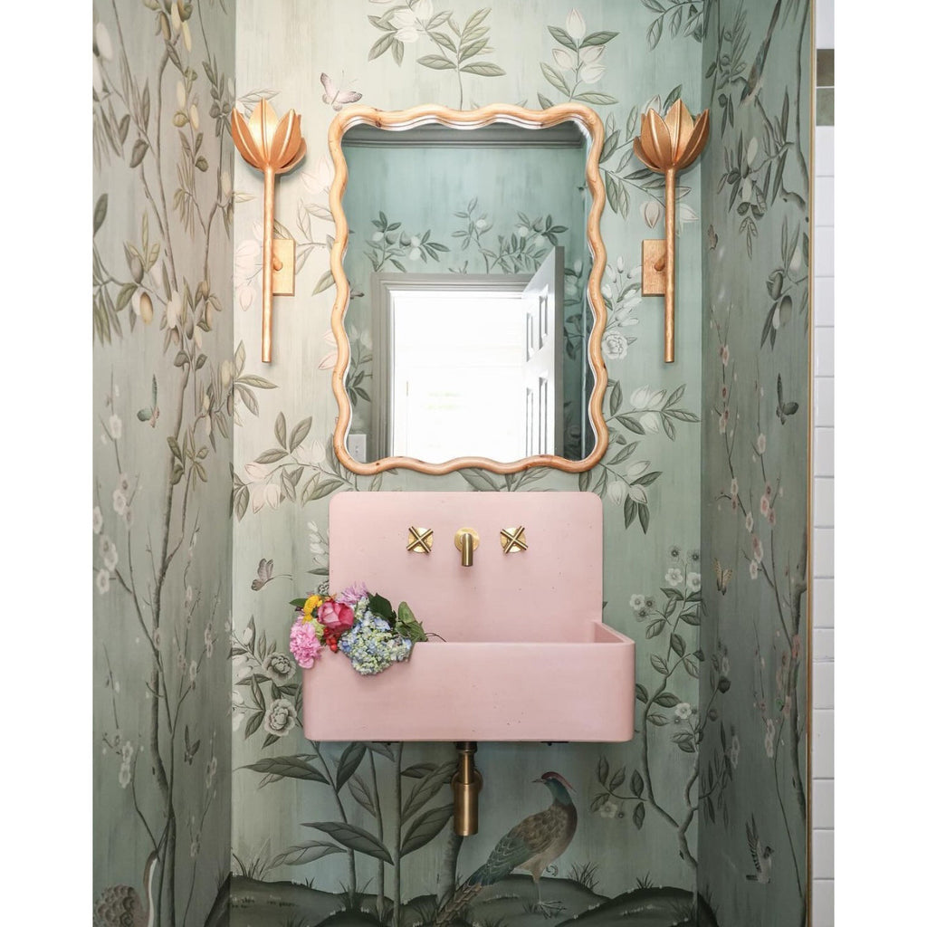Lathengrove Brass Wall Light-Moonnatur