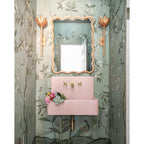 Lathengrove Brass Wall Light-Moonnatur