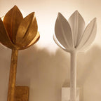 Lathengrove Brass Wall Light-Moonnatur