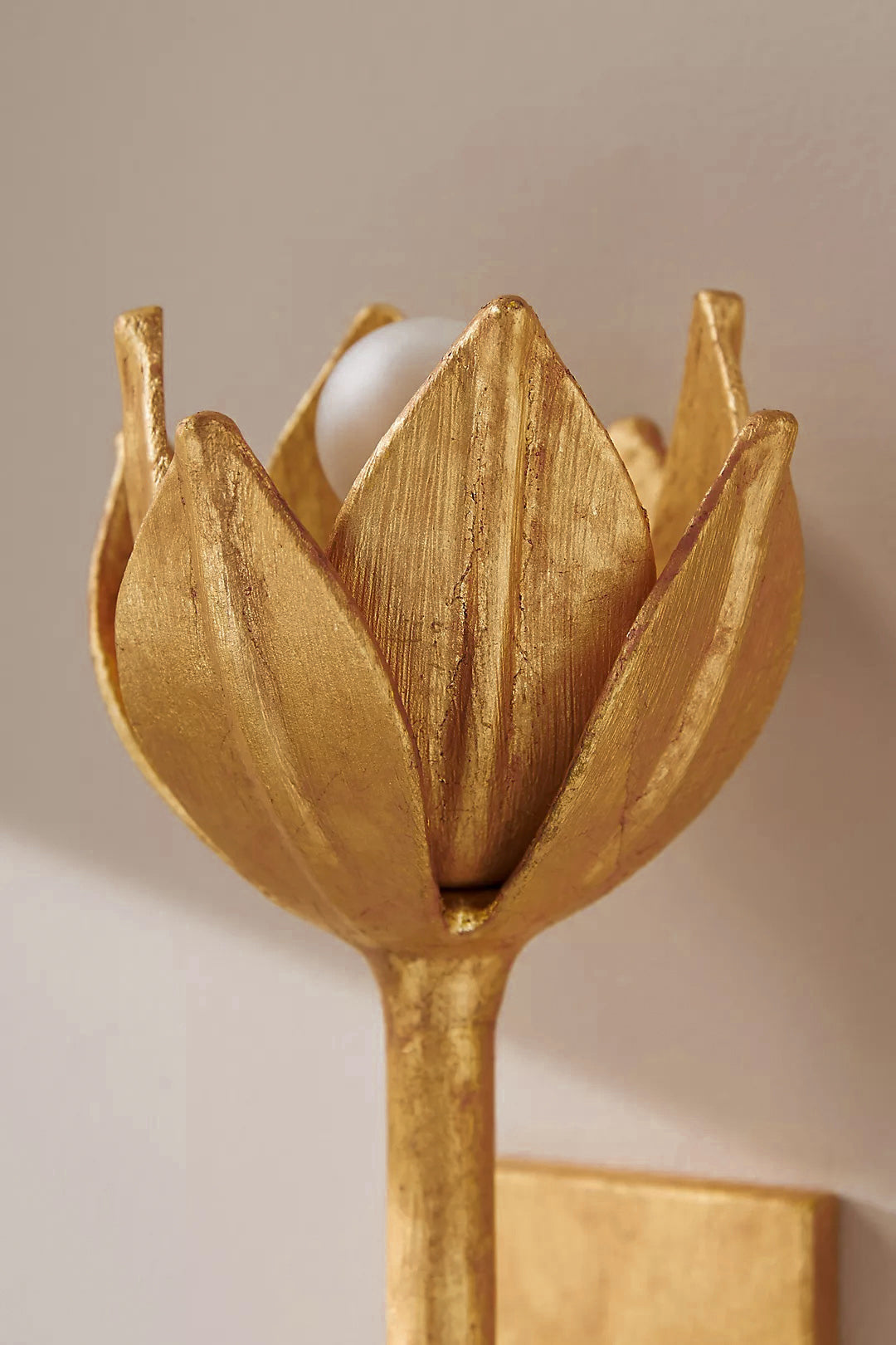 Lathengrove Brass Wall Light-Moonnatur