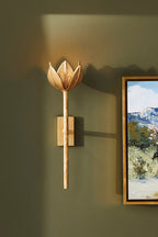 Lathengrove Brass Wall Light-Moonnatur