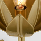 Lathengrove Brass Wall Light-Moonnatur