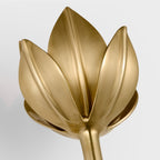 Lathengrove Brass Wall Light-Moonnatur