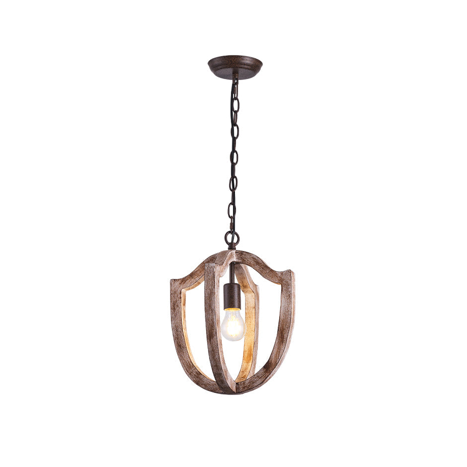 Larenhill Wood Pendant Light-Moonnatur