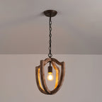 Larenhill Wood Pendant Light-Moonnatur