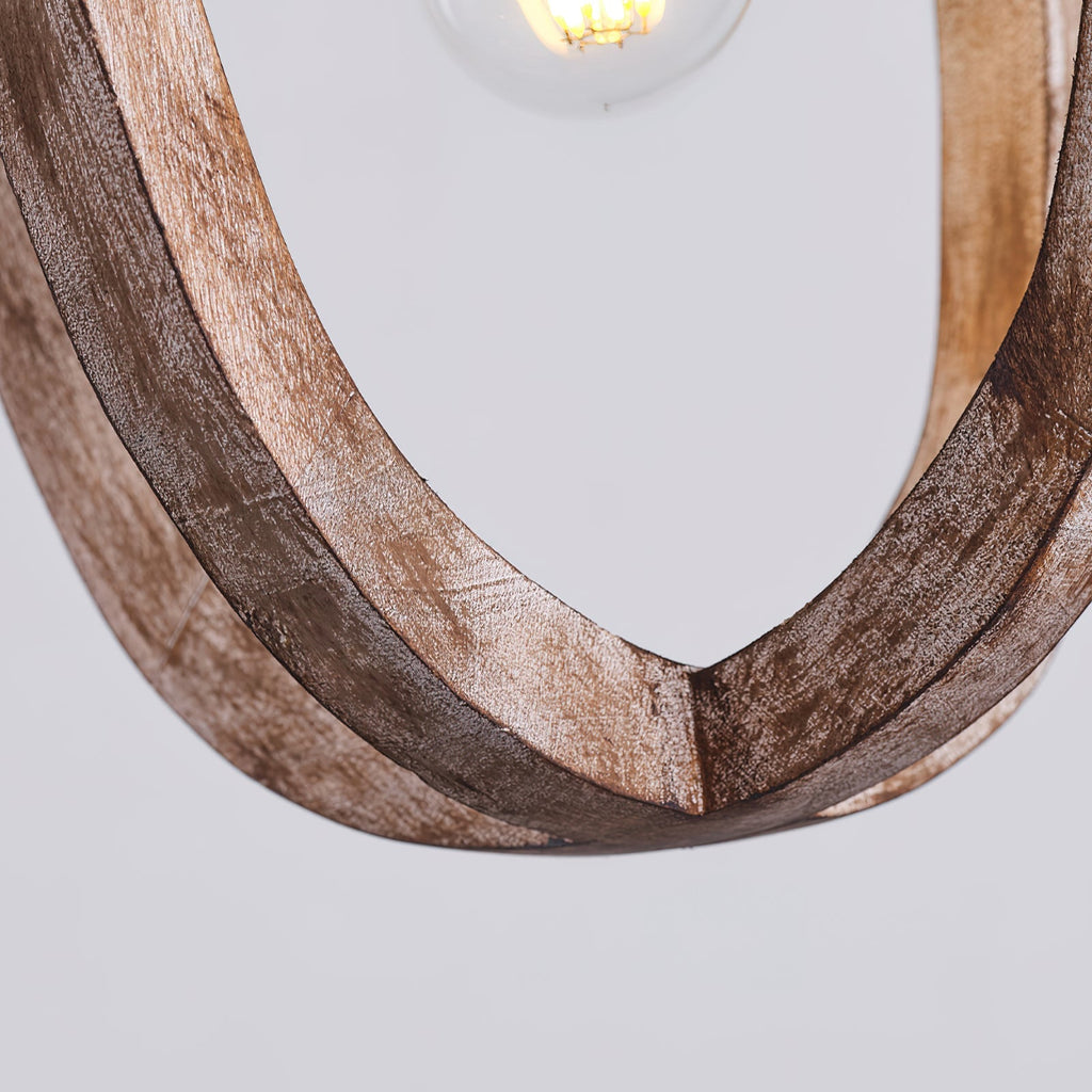 Larenhill Wood Pendant Light-Moonnatur