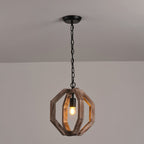 Larenhill Wood Pendant Light-Moonnatur