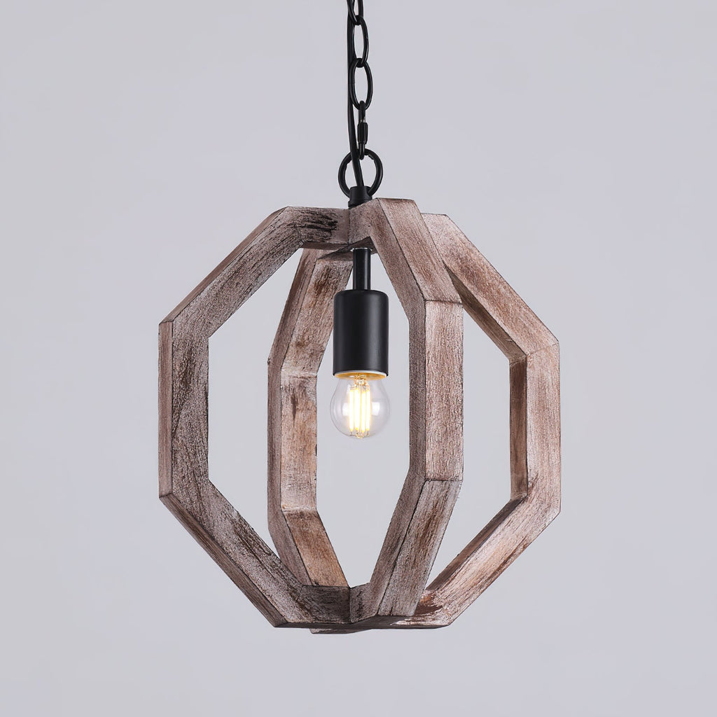 Larenhill Wood Pendant Light-Moonnatur