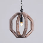 Larenhill Wood Pendant Light-Moonnatur