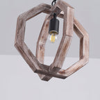 Larenhill Wood Pendant Light-Moonnatur