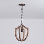 Larenhill Wood Pendant Light-Moonnatur