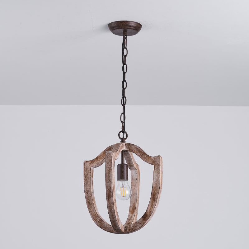 Larenhill Wood Pendant Light-Moonnatur