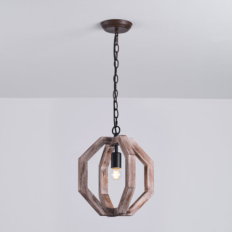 Larenhill Wood Pendant Light-Moonnatur