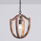 Larenhill Wood Pendant Light-Moonnatur