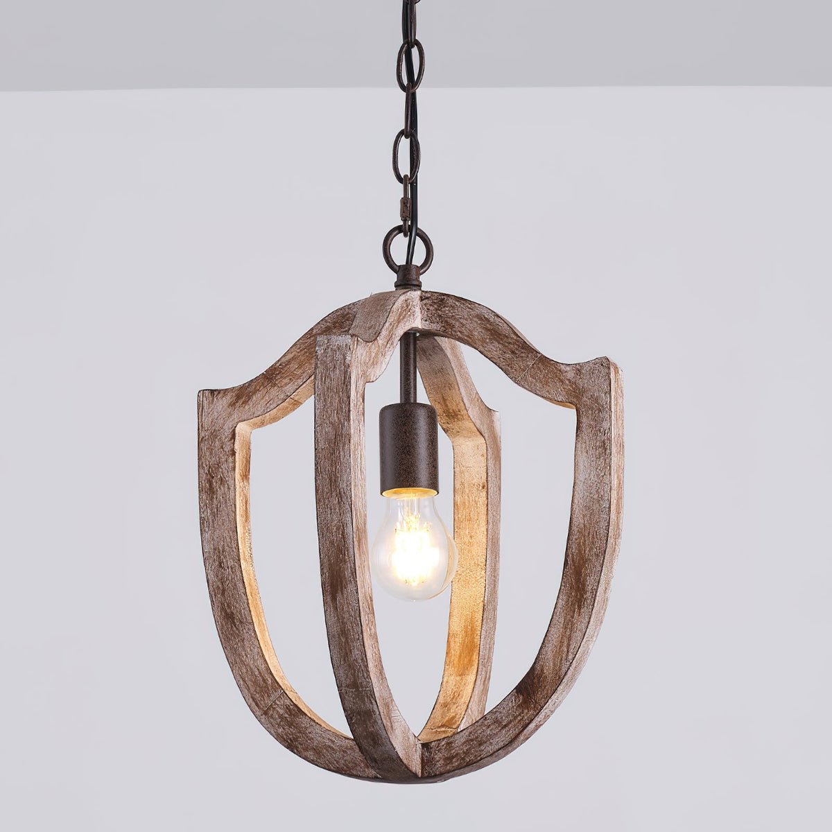 Larenhill Wood Pendant Light-Moonnatur