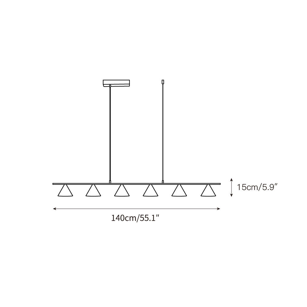 Laderden Travertine Pendant Light-Moonnatur